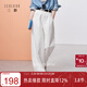 三彩2025冬季新款防透小白褲系列牛仔褲高腰寬松香蕉褲鐮刀褲M(mǎn)
