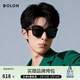 BOLON暴龍眼鏡【經(jīng)典暢銷(xiāo)款】黑超墨鏡男方框太陽(yáng)鏡女偏光駕駛鏡BL3111 C10-灰色/亮黑偏光