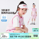 左西女童運動(dòng)套裝夏季兒童吸濕速干夏裝2026新款短袖兩件套 粉色 130