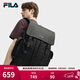 FILA斐樂(lè )【黑武士】雙肩包老花輕便大容量背包秋季新款時(shí)尚書(shū)包 正黑色-BK XS