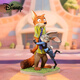 迪士尼（Disney）瘋狂動(dòng)物城手辦朱迪尼克擁抱桌面擺件瘋狂動(dòng)物城10周年生日禮物