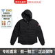 加拿大鵝（Canada Goose）Lodge系列 連帽戶(hù)外休閑防水防風(fēng)輕量短款羽絨服 男款節日送禮 5078M-61黑色 L