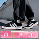 adidas「面包鞋」GRAND COURT BASE 00s休閑低幫板鞋男女阿迪達斯 黑色/白色/樹(shù)脂黃(推薦女生選小半碼)   42
