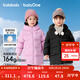 巴拉巴拉童裝兒童羽絨服男女童外套2025秋冬裝寶寶衣服中長(cháng)款保暖時(shí)尚上衣 黑色-番鴨絨-85%絨子【加厚保暖舒適】 110 （充絨量101g）