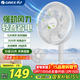 格力（GREE）電風(fēng)扇 落地扇 7葉大風(fēng)量 客廳臥室輕音電風(fēng)扇遙控 家用辦公室宿舍 臺立式兩用風(fēng)扇 FD-3515h7(白)【機械款】