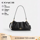 蔻馳（COACH）【品牌直供】女士FAYE絎縫斜挎單肩拉繩云朵包黑色CCZ54禮物