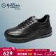 金利來(lái)（Goldlion）皮鞋男休閑鞋氣墊底運動(dòng)鞋男鞋新品厚底防滑男鞋跑步鞋男 黑色 40