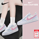 耐克（NIKE）女鞋 2026新款春季時(shí)尚潮流休閑鞋輕便舒適低幫板鞋子大童鞋 白粉藍甜-101  40