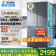 海爾（Haier）冰箱四開(kāi)門(mén) 594mm超薄嵌入 家用一級能效502升 變頻風(fēng)冷無(wú)霜 大容量十字門(mén)多門(mén)家電換新補貼Leader 新品爆款+全空間凈化+三檔變溫