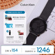 Calvin KleinCK手表標志logo情侶款石英表送男友黑色25200028節日禮物
