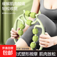 腿部按摩輪肩頸腰背按摩器瘦腿減肥夾腿器肌肉放松小腿拉伸瑜伽墊器材養生三八節禮物送女生老婆 顏色隨機一只裝