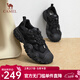 駱駝（CAMEL）女鞋新款老爹鞋女徒步鞋運動(dòng)鞋登山鞋跑步丑萌鞋 L23A245132黑色 38