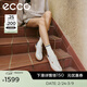 愛(ài)步（ECCO）休閑鞋女 26年新款春季時(shí)尚百搭板鞋德訓鞋 柔酷11號235813 砂礫灰/白色/海洋藍（拼接）23581361580 37 （尺碼偏大，建議拍小一碼）