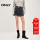 ONLY2026春季新款辣妹風(fēng)A字牛仔短裙百褶裙半身裙女|126137003 J3G藍黑牛仔 S