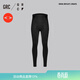 GRC桀驁無(wú)盡春夏TECH LW系列無(wú)背帶長(cháng)褲防曬公路自行車(chē)騎行褲男 黑色 S