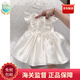 WVD美國品牌生日公主裙小禮服2026新款兒童主持人花童鋼琴演出連衣裙 白色小禮服 80 CM