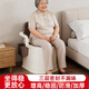 古達可移動(dòng)馬桶老人坐便器孕婦便攜式坐便椅坐便凳康復馬桶痰盂尿桶 卡其色【實(shí)心桶+紙巾盒】