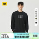CAT卡特秋新品男士基礎大LOGO基礎戶(hù)外休閑美式廓形圓領(lǐng)衛衣