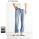 太平鳥(niǎo)男裝【冰芯棉】牛仔褲25夏季淺色原牛水洗清涼透氣薄款 牛仔淺藍 第一批 30