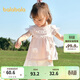 巴拉巴拉寶寶短袖t恤嬰兒女童上衣2025夏裝精致甜美時(shí)尚洋氣208225117001