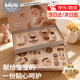 凱馳（KAICHI）新生兒見(jiàn)面禮嬰兒安撫禮盒牙膠玩具0-6個(gè)月寶寶1歲滿(mǎn)月周歲禮物 豪華雙層安撫禮盒12件套