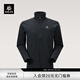KAILAS凱樂(lè )石M8軟殼衣男戶(hù)外登山耐磨彈力透氣輕量防風(fēng)立領(lǐng)夾克外套春秋 玄青黑KG2619111 L