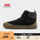 VANS萬(wàn)斯范斯官方 Ashwood Hi復古高街男鞋板鞋 黑色 42 