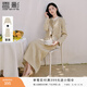 香影小香風(fēng)套裝女2026春新款一整套穿搭上衣半身裙法式兩件套早秋 米黃 M