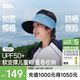蕉下（beneunder）兒童防曬帽遮陽(yáng)帽子男女童空頂運動(dòng)防曬帽TS011 海光藍 50-54