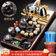 唐豐黑檀木茶具套裝家用客廳全自動(dòng)一體茶盤(pán)辦公室用高端輕奢用品 黑檀百川茶盤(pán)+陶瓷暗香自動(dòng)B配件 1件