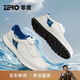 零度Zero男鞋2026新款運動(dòng)鞋舒適輕便軟底戶(hù)外時(shí)尚休閑板鞋 白藍 40