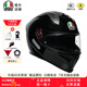AGV K5S摩托車(chē)雙鏡片頭盔機車(chē)跑盔男女騎行全盔四季通用安全帽3C BLACK M（適合55-57頭圍）