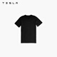 特斯拉（Tesla）官方 3D 字標短袖T恤 黑色 M