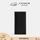 蔻馳（COACH）【禮物】奧萊男士胸袋錢(qián)包手拿包證件包卡包 黑色