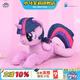 小馬寶莉趴姿原型吉祥物毛絨紫悅公仔玩偶抱枕正版周邊生日馬年禮物女孩