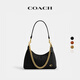 蔻馳（COACH）新款女士絎縫細節JULIET 25號單肩包女包2026新款包包 B4/黑色