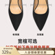 Lily Wei2025年秋季新款防水臺性感高跟鞋百搭恨天高單鞋黑色通勤 加寬加肥版 39