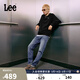 Lee726舒適直筒丹寧復古水洗藍色男牛仔褲休閑潮流