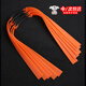 京濮飛加厚2.0巨厚彈弓皮筋1.5大威力1.2長(cháng)拉扁皮筋強力寬皮筋橡皮筋 橙色暴力款 2.0力量巨大【6條】22厘米長(cháng)
