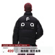 FPA字母印花休閑羽絨服男款 冬季新款潮流情侶保暖防風(fēng)防寒外套 黑色 XL
