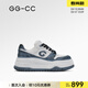GG-CC【鞠婧祎同款】厚底板鞋2025新款做舊設計感增高休閑女鞋G25U5338 藍色 38