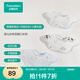 全棉時(shí)代嬰兒口水巾純棉紗布圍兜防吐奶新生兒飯兜圍嘴可旋轉 【3條裝】熊貓夢(mèng)境白+月亮云朵+小象樂(lè ) 口水兜