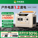 UDPOWER【3C認證】有電儲能便攜戶(hù)外電源220V大容量大功率露營(yíng)車(chē)載應急移動(dòng)電源電瓶蓄電池 1.2度電 白色