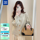 唐獅（TonLion）2025秋冬毛衣女美式復古風(fēng)針織開(kāi)衫外套高級感時(shí)尚百搭潮