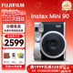 富士（FUJIFILM）拍立得instax mini99 mini90/40minievo一次成像相機 即拍即得相紙 生日禮物 新年禮盒 送禮獎品 mini90 黑色【經(jīng)典百搭】 官方標配【不含相紙】