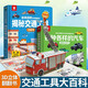 小小車(chē)迷各種各樣的汽車(chē)/揭秘交通工具(2冊)0-6歲趣味翻翻書(shū)全新兒童益智認知早教啟蒙繪本科普 