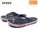 卡駱馳（CROCS）人字拖貝雅卡駱班男士夏季新款戶(hù)外情侶沙灘鞋涉水鞋拖鞋涼鞋女 205393-4CC/辣椒紅/深藍 39-40 (250mm)