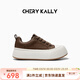 CHERY KALLY琪凱莉真皮女鞋厚底增高小白鞋2026年夏季新款板鞋休閑面包鞋4361