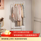 安爾雅 衣架落地衣帽架衣服收納架臥室掛衣架浴室衛生間陽(yáng)臺可移動(dòng)衣架