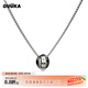 古由卡（GUUKA）環(huán)環(huán)相扣男士戒指掛墜情侶項鏈男女士吊墜盒子鏈配飾品情侶禮物女 P8044（70cm） 均碼